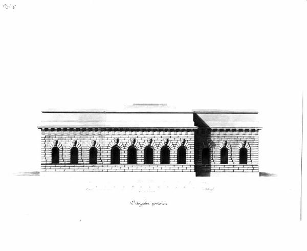 Progetto di un edificio ad uso di corpo di guardia di una città capitale