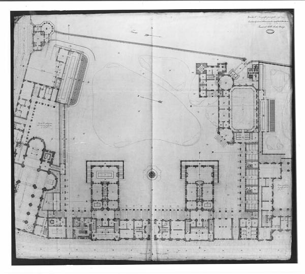 Un grandioso palazzo per abitazione di un ricco signore, nello stile lombardo della seconda metà del XIV secolo