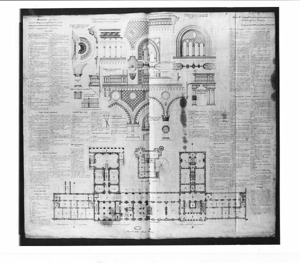 Un grandioso palazzo per abitazione di un ricco signore, nello stile lombardo della seconda metà del XIV secolo