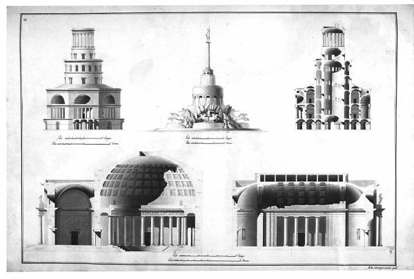 Un edifizio alla maniera degli antichi Musei Pitagorici Italiani, che conterrà quanto fa d'uopo alla istruzione delle Scienze, e delle Arti. Oltre i gabinetti scientifici, le biblioteche, le collezioni di statue, di quadri, di antichità, ed oltre...