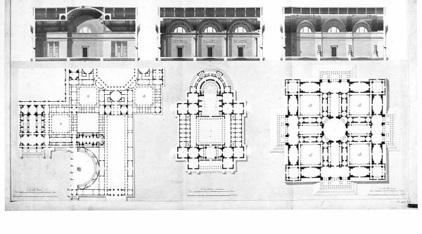 Un Palazzo Reale per una Città in pianura proporzionato alla dignità e al regolare servizio di una corte cospicua, ed all'alloggio contemporaneo di più d'una Testa Coronata. Lo stile dell'architettura sarà dei migliori tempi Greci e Romani