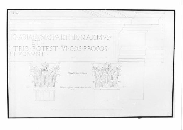 Progetto di ristauro del portico d'Ottavia