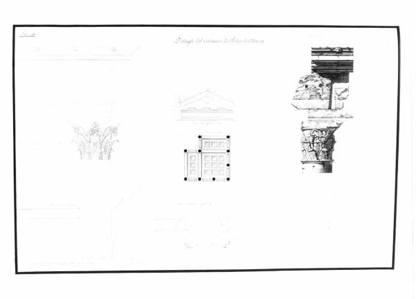 Progetto di ristauro del portico d'Ottavia