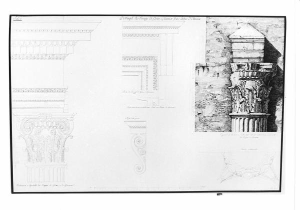 Progetto di ristauro del portico d'Ottavia