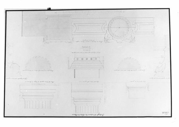 Progetto di ristauro del portico d'Ottavia