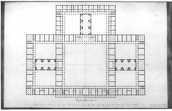 Un magnifico edifizio per una dogana da erigersi in una città capitale non marittima