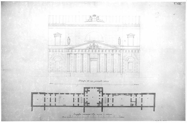 Edificio per convitto e ammaestramento di sordi e di muti per una città capitale