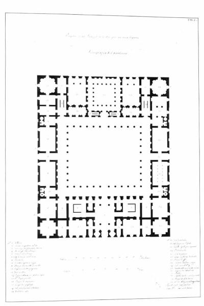 Progetto di palazzo per un ricco signore