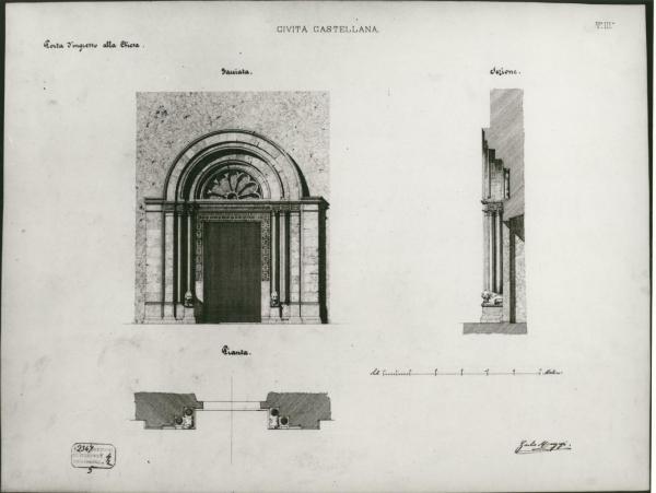 Rilievo della Cattedrale di Civita Castellana