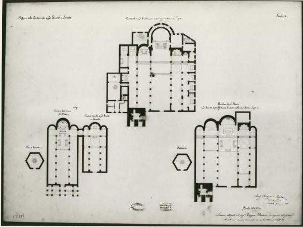 Rilievi della Cattedrale di San Giusto a Trieste