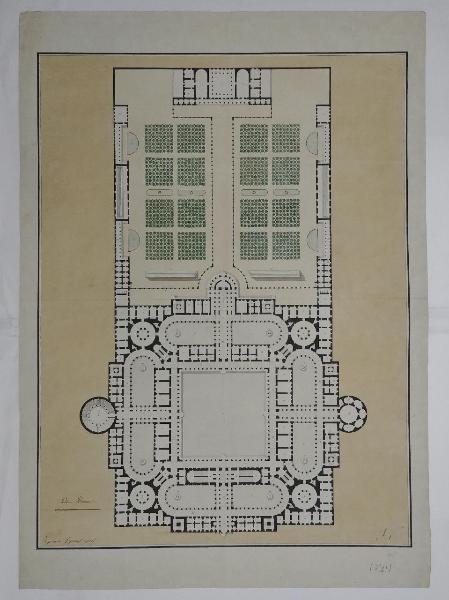 Un Palazzo Reale per una Città in pianura proporzionato alla dignità e al regolare servizio di una corte cospicua, ed all'alloggio contemporaneo di più d'una Testa Coronata. Lo stile dell'architettura sarà dei migliori tempi Greci e Romani