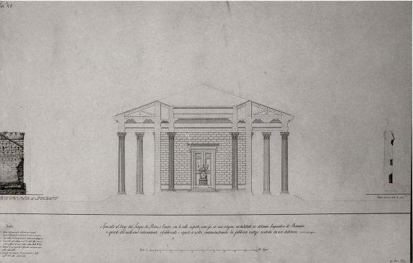 Progetto di ristauro del Tempio di Roma e Venere