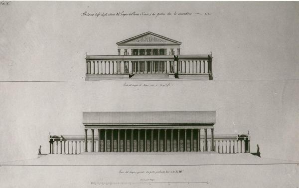 Progetto di ristauro del Tempio di Roma e Venere