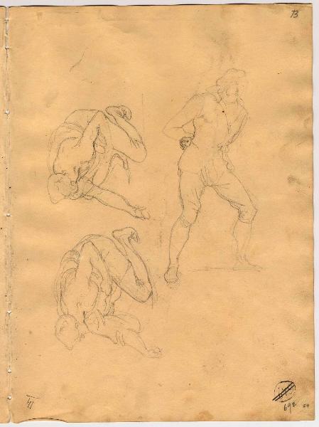 Ventura Fenaroli e figure maschili inginocchiate (già Figure maschili all'impiedi e chinate - Samek)
