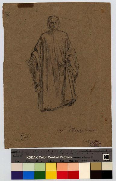 Uomo togato in costume veneziano/ Vecchio (studio per un Foscari?)