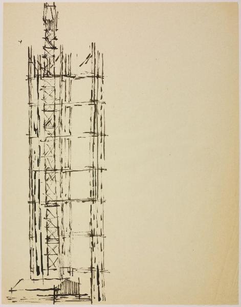 Disegno della serie Case e cantieri