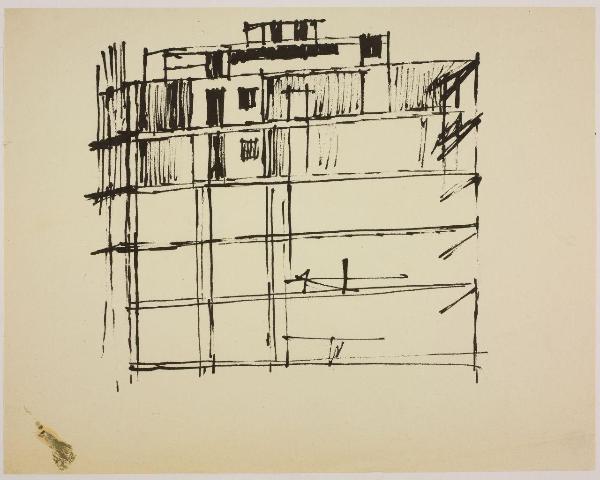 Disegno della serie Case e cantieri