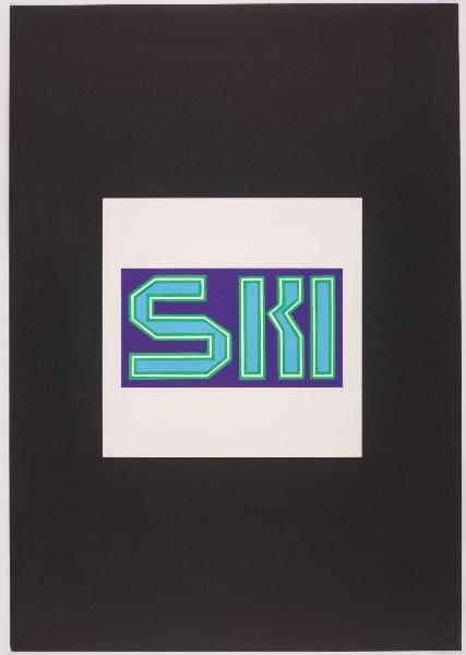 Studio per il marchio e il logotipo del reparto Ski dei grandi magazzini la Rinascente