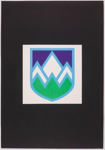Studio per il marchio e il logotipo del reparto Ski dei grandi magazzini la Rinascente