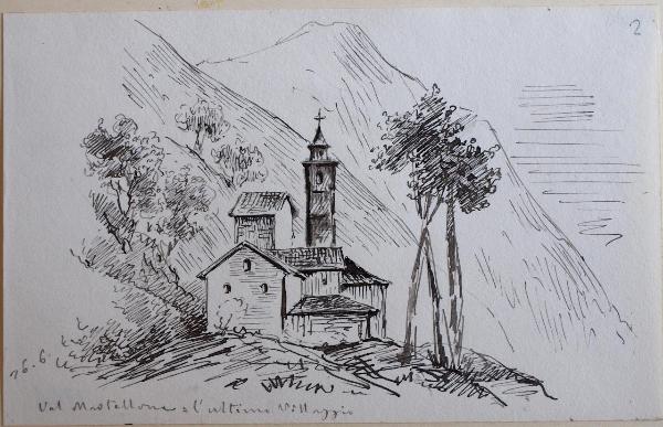 Veduta di villaggio in Val Mastellone