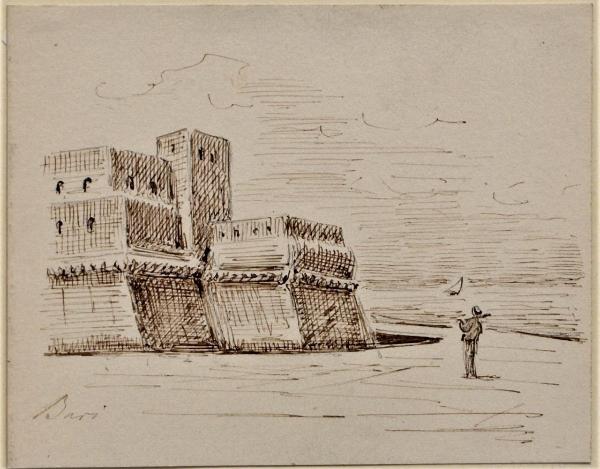 Veduta del castello di Bari