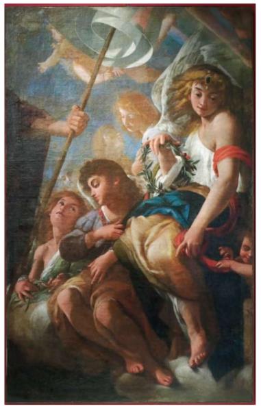 Cristo risorto con angeli