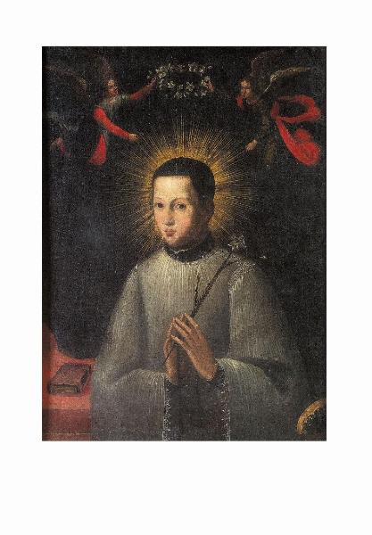 Beato Luigi Gonzaga incoronato da angeli