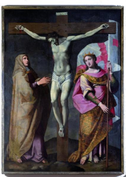 Crocifissione con la Madonna e sant'Orsola