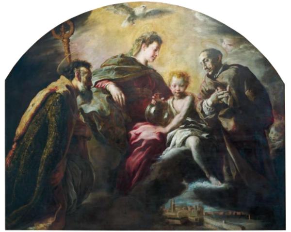 Madonna con Bambino e i santi Anselmo e Carlo Borromeo