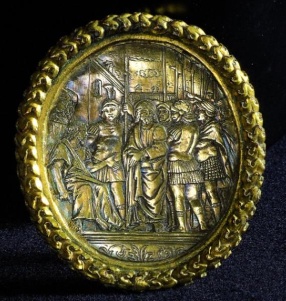 Medaglioni ovali con storie della passione