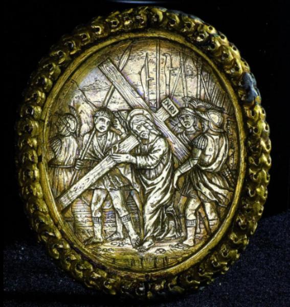 Medaglioni ovali con storie della passione