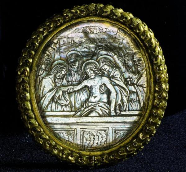 Medaglioni ovali con storie della passione