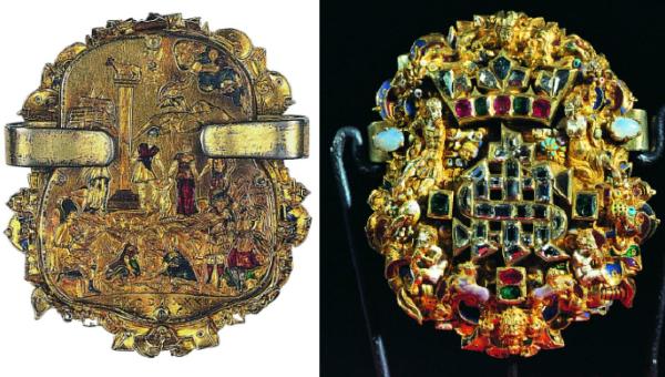 Gioiello con trigramma del Nome di Gesù