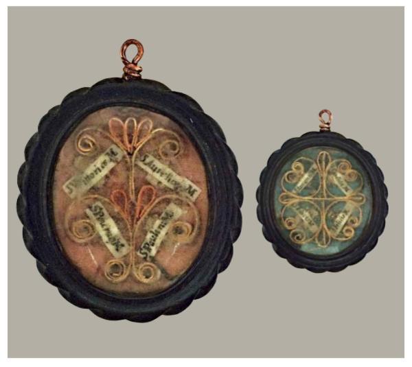 Medaglione reliquiario