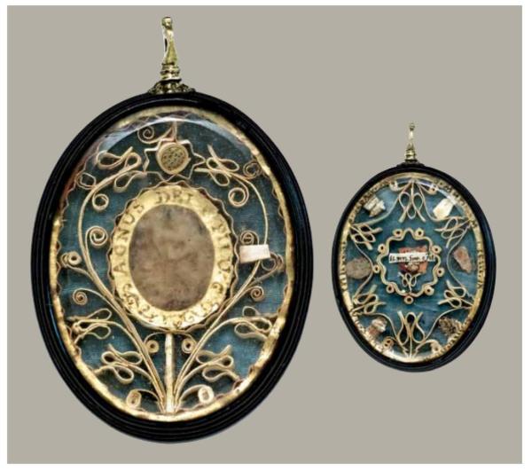 Medaglione reliquiario