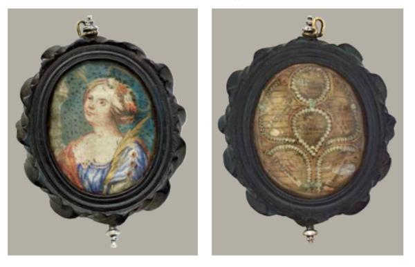 Medaglione reliquiario