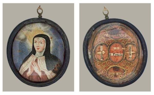 Medaglione reliquiario