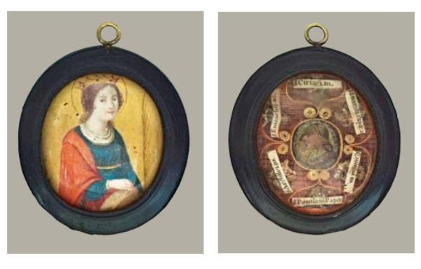 Medaglione reliquiario