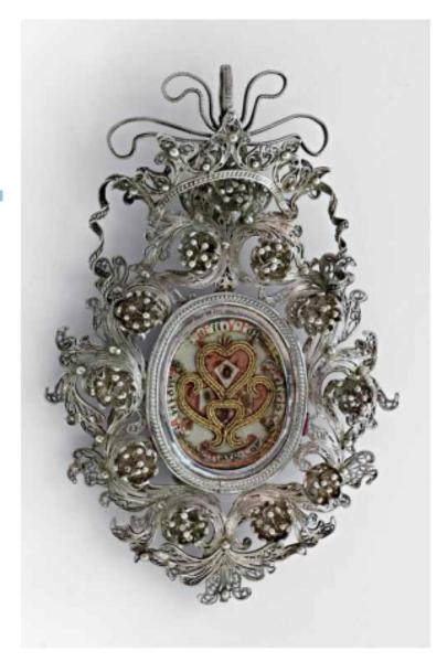 Reliquiario a medaglione