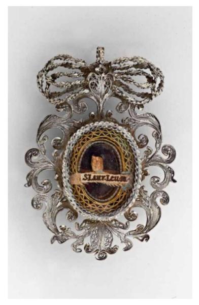 Reliquiario a medaglione
