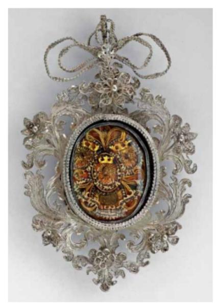 Reliquiario a medaglione
