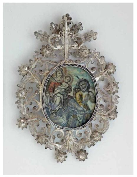 Reliquiario a medaglione