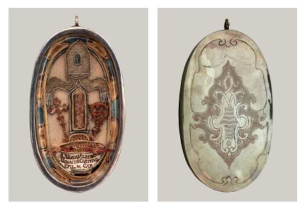 Reliquiario a medaglione