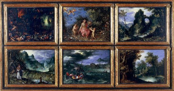 Cerere con le allegorie dei quattro elementi