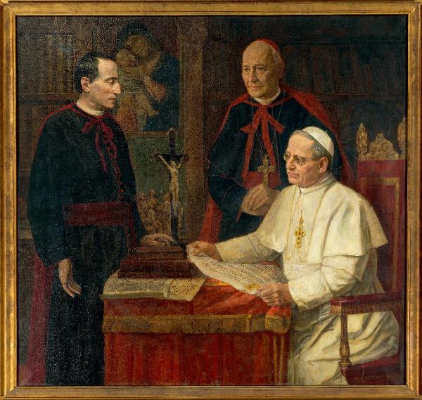Udienza tra papa Pio XI, Giovanni Galbiati e Vannutelli