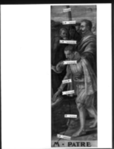 Cartone per la vetrata di S. Carlo Borromeo nel Duomo di Milano