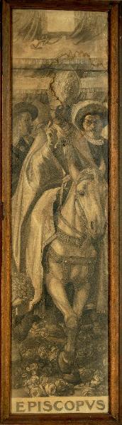 Cartone per la vetrata di S. Carlo Borromeo nel Duomo di Milano