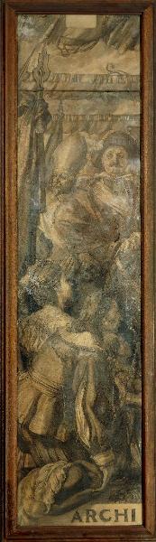 Cartone per la vetrata di S. Carlo Borromeo nel Duomo di Milano