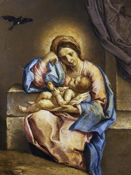Madonna con Bambino e un uccellino