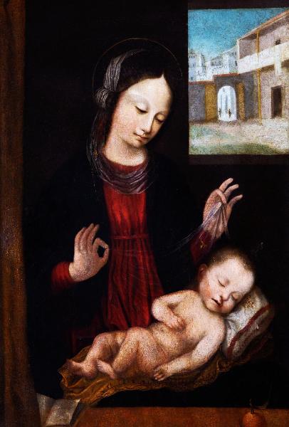 Madonna con Bambino dormiente (Madonna del velo)